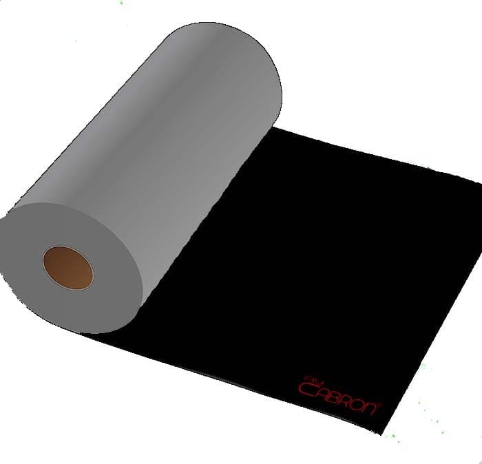 Ay Cabron™ HTV | Heat-Transfer Vinyl | DIY Projects Heat Transfer PVC Easy To Weed Sticky Film | Made In Italy Ultra Thin High Durability For Textile Garments (BLACK, 40" (100cm) x 20" (50cm))