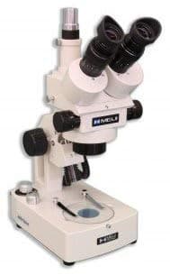 Meiji Techno EMZ-5TR Trinocular Microscope, with 10x Eyepieces