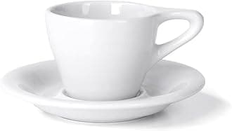 notNeutral LINO Porcelain Cup & Saucer (White) (6, 3 oz)