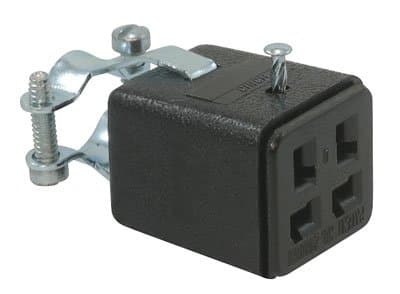 CONNECTOR,JONES,SOCKET,S-304-CCT,.4 CONTACTS,WITH HOOD & CLAMP