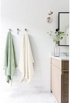 ROLSHOL 2 Packs Large Microfiber Hair Towels for Women, Super Absorbent & Quick Dry Hair Towel Wrap for Curly Hair Long & Short Hair- Anti-Frizz Hair Turbans for Wet Hair - 27.5''*39.4''