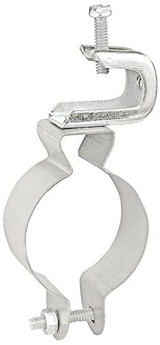 Conduit Hanger with 1/4-20 Beam Clamp for 2 Inch EMT or Rigid