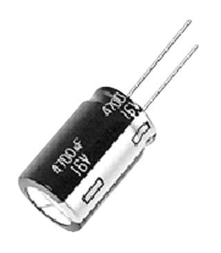 Capacitors - Aluminium Electrolytic - CAP ALU ELEC 47UF 100V RAD - Pack of 5 - ECA2AHG470 - Pack of 5