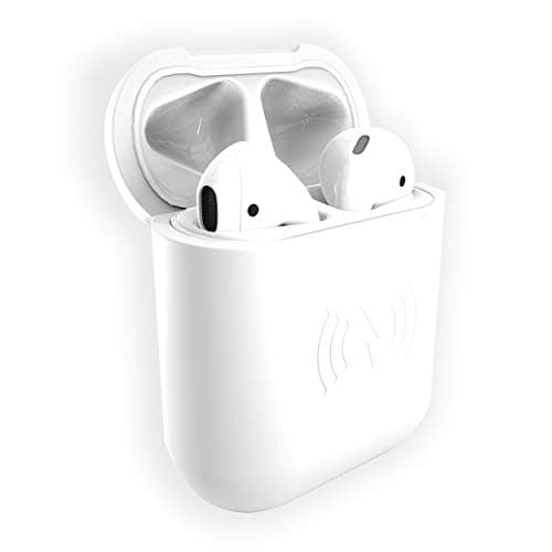 East Brooklyn Labs SliQ Qi Wireless Charging Case and Protective Sleeve Compatible with Apple Airpod Earphones, Case Only Does Not Include Airpods (White)