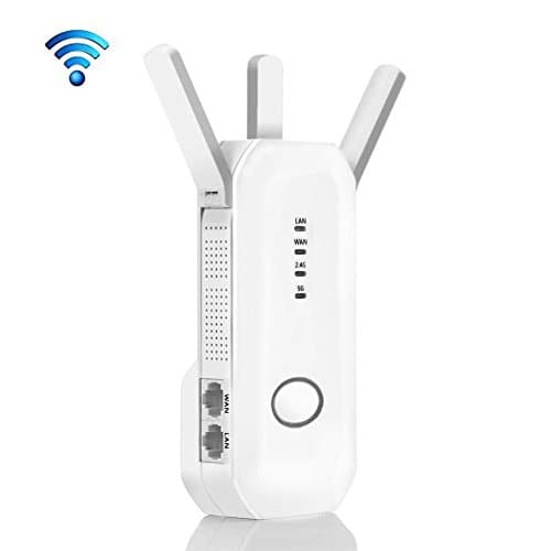 AC750 Dual Band WiFi Range Extender with High Speed Mode and Smart Signal Indicator US Plug
