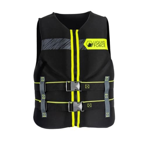 Liquid Force 2024 Classic Hinge CGA Life Jacket (Black/Green)-Medium