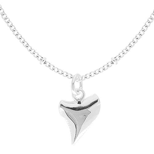 Shark Tooth Necklace (Silver), Lucky Team