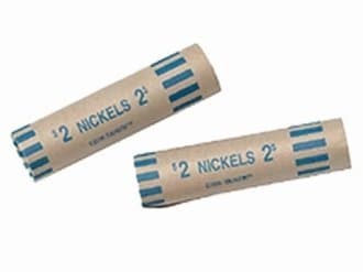 Crimped End Nickel Gun-shell Coin Wrappers ABA Standards 40 Pack