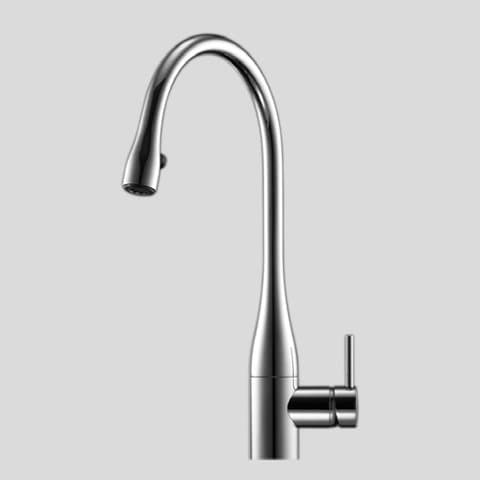 Faucets 10.111.103.000 EVE Pull Down Kitchen Faucet, Chrome