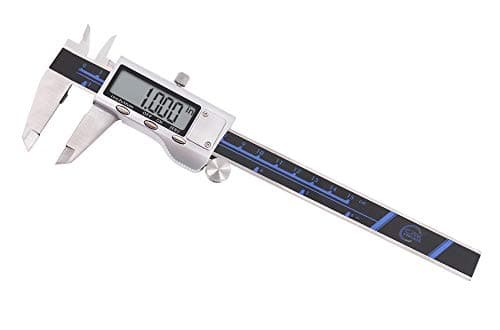 Digital Caliper | 0-6 Inch Stainless Steel Electronic Digital Caliper | English Standard and Metric Conversion | Full Metal Jacket by CRK Precision