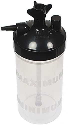 Easy Glide HUM-ROS6 HIGH Flow Oxygen Bubbler Bottle - Humidity for Oxygen Therapy