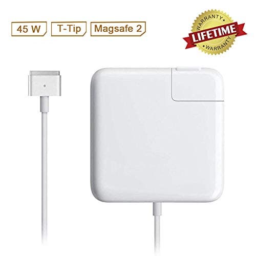 Mac Book Air Charger, 45w T-Type Magsafe2 Replacement Power Adapter for MacBook Air 11-inch & 13 inch (for Mac Book Air Released After Mid 2012)