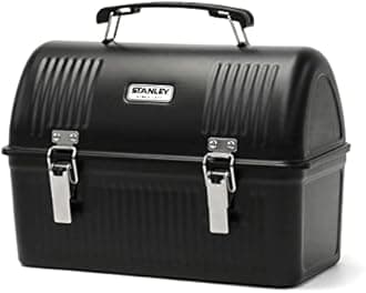 Stanley 10-01625-028 Classic Lunch Box, Matte Black, 10 Quart / 9.5L