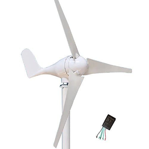 Wind Turbine Generator Kit 400Watt DC12V Indoor Outdoor Using of 3 Blades Marine, RV, Homes, Businesses and Industrial Energy Supplementation+ Controller +Flange