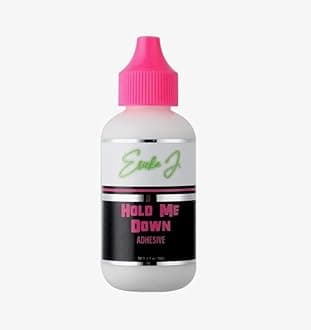 Ericka J. Hold Me Down Adhesive - Waterproof Lace Wig Glue for Strong Hold, Quick Drying, Sweat & Water Resistant – Sensitive Skin Friendly (60g / 2.1 oz, Watermelon)