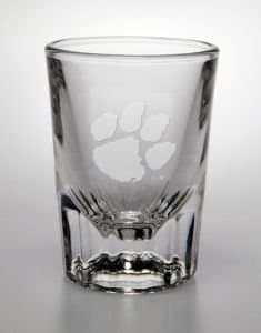 NCAA - Clemson Tigers 2 oz Deep Etched Classic Shot Glass