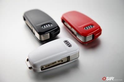 OSIR Gloss White Remote Key Protection Cover for Audi A1, A3, B7 A4, MK2 TT, R8