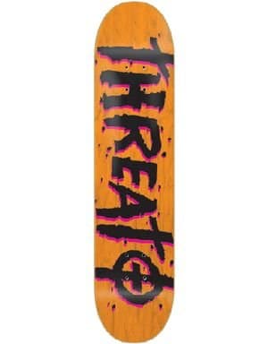 THREAT STREET TRASH Skateboard Deck-7.62 ORANGE w/ MOB GRIP