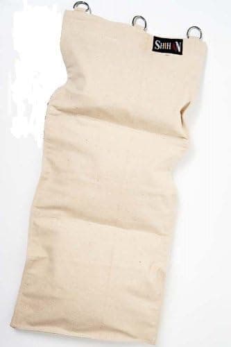 Kung Fu SAND Wall Punch Bag 3 Section - WHITE, Wing Chun,Wall Boxing Strike Bag,Punch Mitts