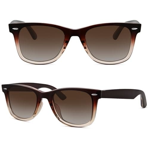 MEETSUN Polarized Sunglasses for Women Men Classic Retro Square Frame Driving Trendy Sun Glasses UV Protection