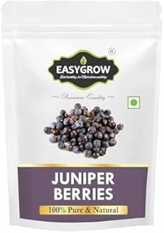 Easygrow Juniper Berry Fruit | Dried Juniper Berry | Hauber | Hapusa | Juniper Berries | Juniper Berry |Juniperus Communis | हाउबेर - (400 GM)