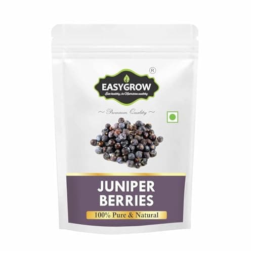 Easygrow Juniper Berry Fruit | Dried Juniper Berry | Hauber | Hapusa | Juniper Berries | Juniper Berry |Juniperus Communis | हाउबेर - (400 GM)