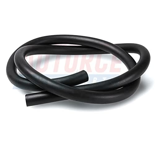 Universal Fuel Pipe LINE Rubber Reinforced for Fuel Hose Engine UNLEADED Petrol Diesel Oil (5.0MM X 10.0MM, 0.5 Meter)