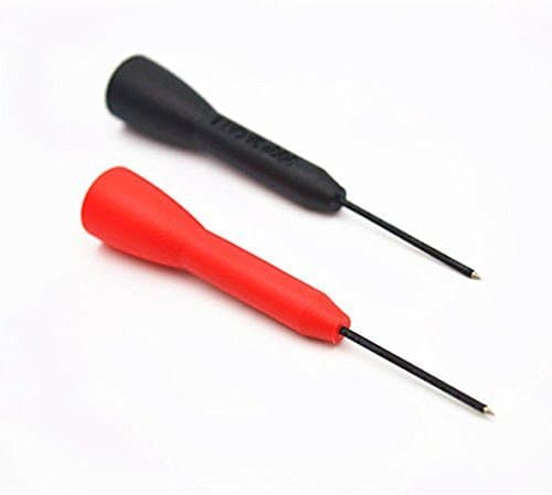 TestHelper TH-001 Needle Length:28mm Piercing Needle Non-Destructive Test Probe Use for Digital Multimeter Test Leads Meter Test Lead