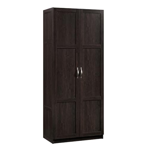 Sauder 419496 Miscellaneous Storage Storage Cabinet, 29.61" x D: 16.02" x H: 71.50", Cinnamon Cherry finish