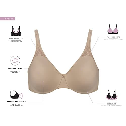 Bali Women's Passion for Comfort Minimizer Bra Minimizer Bra (Pack of 1)