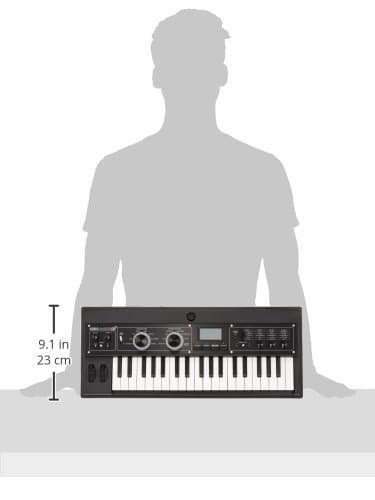 KORG(コルグ) アナログ モデリング シンセサイザー ボコーダー キーボード microKORG XL+ コンパクト 電池駆動可 37鍵 アダプター マイク付属