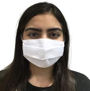 ZERO-D 100% Organic Cotton 3-Ply Reusable,Washable Eco-Friendly Face Mask-120 days (2 Unit)