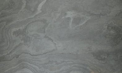 Saunaboard Thin slate, aspen peeling veneer plate with stone veneer, coloured slate, California gold.