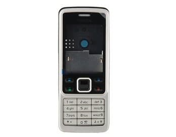 Full Housing Faceplate Shell Cover for Nokia 6300 (Silver)