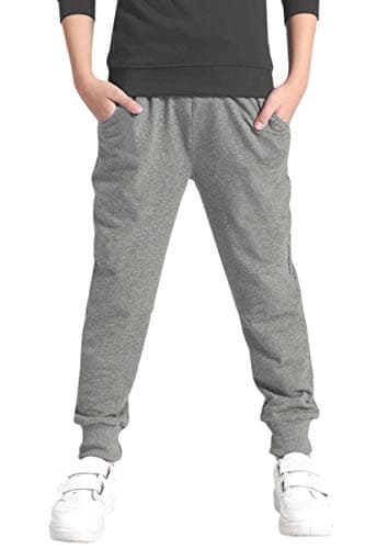 WelityBoys' Cotton Jogger Pants, 4-12 Years