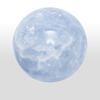 Blue Calcite Gemstone Sphere Balls (Pack of 2)