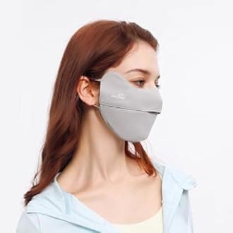 OhSunny UV Face Cover UPF 50+ Women Breathable Face Covering Protection Sunscreen Mask SLN3M072