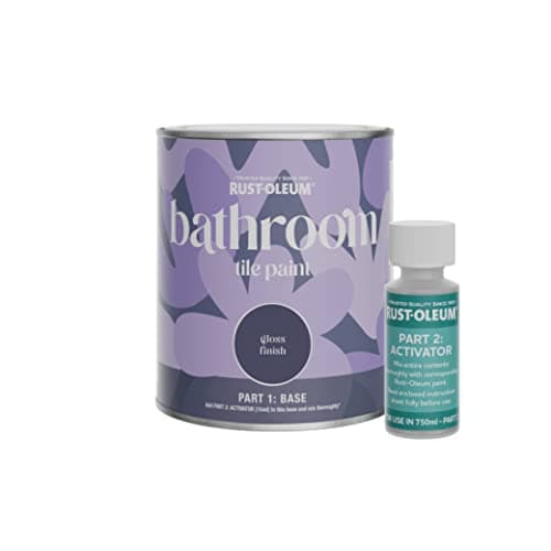 Rust-Oleum Purple Water-Resistant Bathroom Tile Paint in Gloss Finish - Mulberry Street 750ml