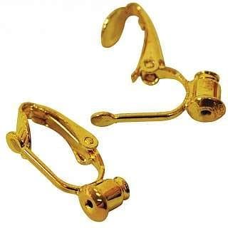 Clip on Earring Converter (2 Pairs) Gold Tone