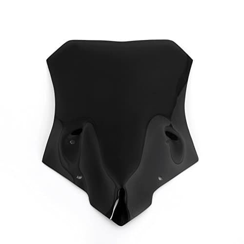 Double Bubble Windshield WindScreen For Yamaha MT-09 Tracer FJ-09 2015-2016 Black