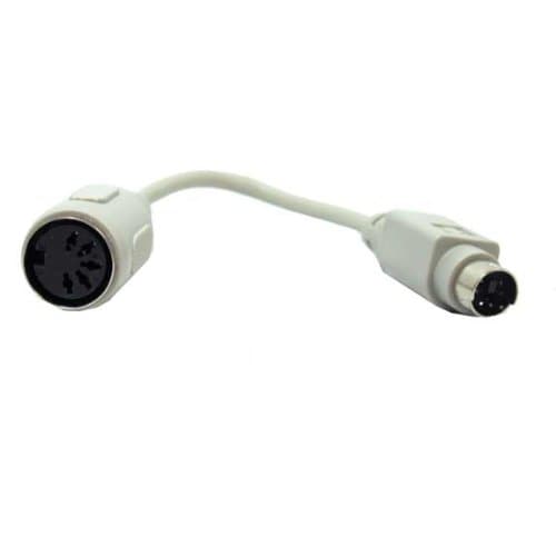 SF Cable, at Keyboard Cable Adapter, PS/2 (MiniDin6) Male to Din5 Female (6 inches)