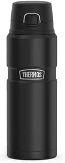 Thermos Stainless King 24 Ounce Drink Bottle, Matte Black