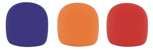 Tour Grade TWS05 Ball Style Foam Microphone Windscreen Assortment, Multi Color