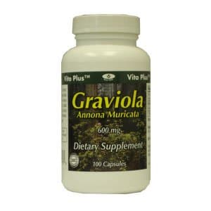 Vita Plus, GRAVIOLA, 600 MG, 100 Capsules