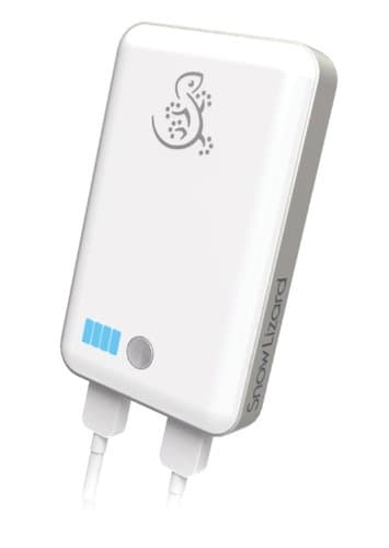 Snow Lizard 11000 mAh Power Tek Charger, White