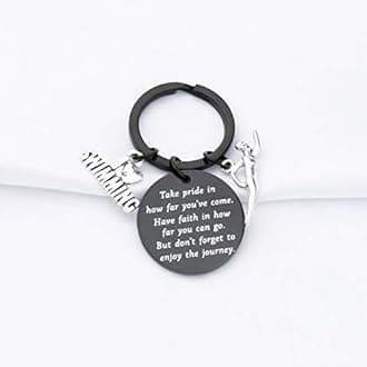 FUSTMW Swim Keychain I Love Swimming Lover Gift Swim Team Inspirational Gift