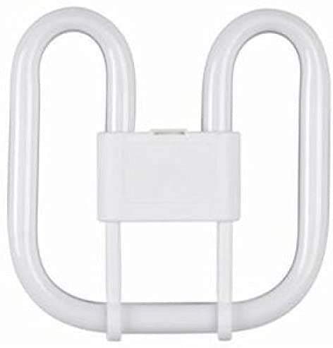 British Electric Lamps 2 X 16w 2D Square 2-Pin GR10q Cap Cool White (4000k) Compact Fluorescent Lamp, GR8,16 W