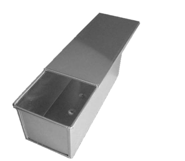 Bread LOAF TIN PAN Box 1000g Pullman Sandwich LOAF with LID Home Baking Fresh Bread Aluminium New from CFU UK