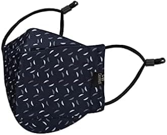 Cenwell Reusable, Washable Designer Fabric Cotton 3D Printed 6 Layer Face Mask with Adjustable Earloop, Ear Saver Strap, Melt Blown Filter for Men & Women