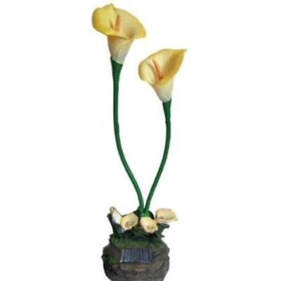 Motionperformance Essentials Outdoor Garden Solar Cala Lily with White Led